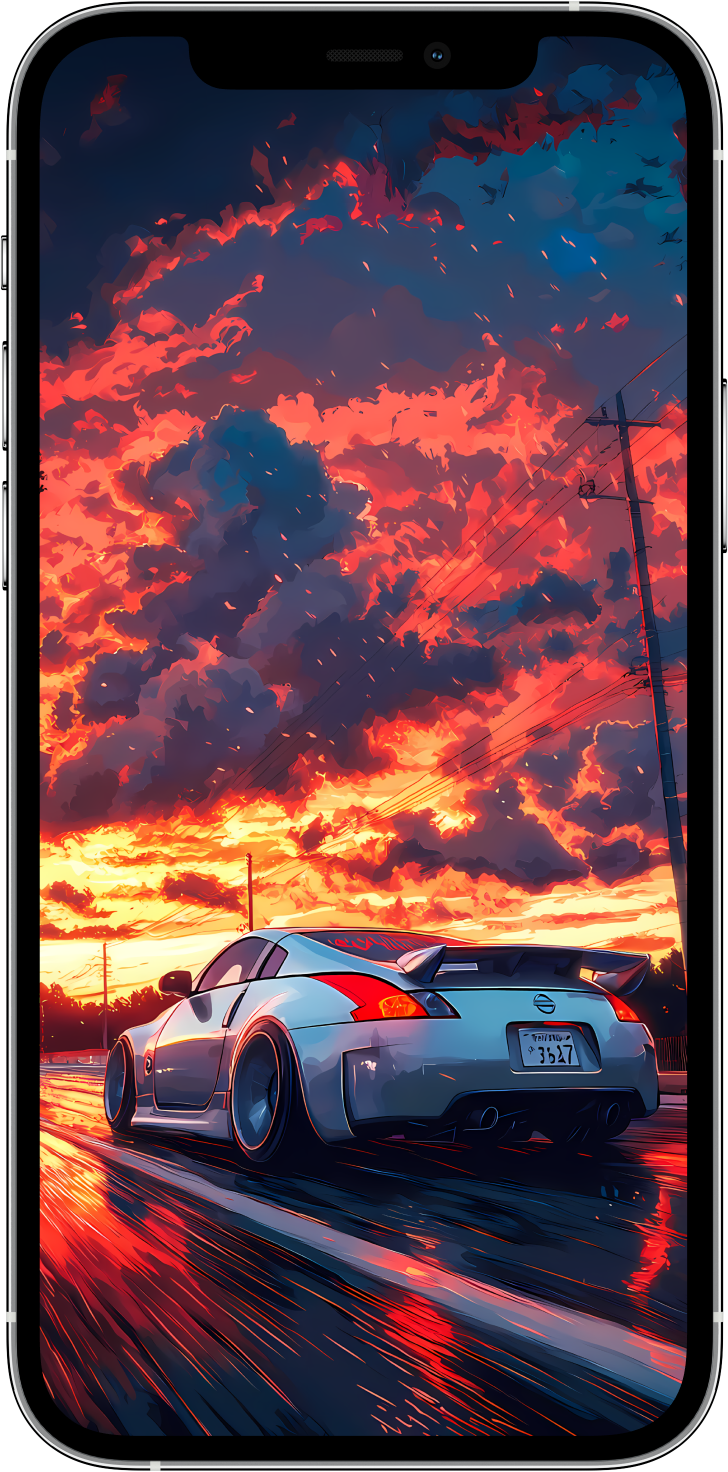 Nissan 350z Fast Sunset